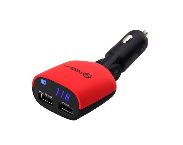 5057)Зарядное устройство URAL (Урал) USB Voltmeter Charger